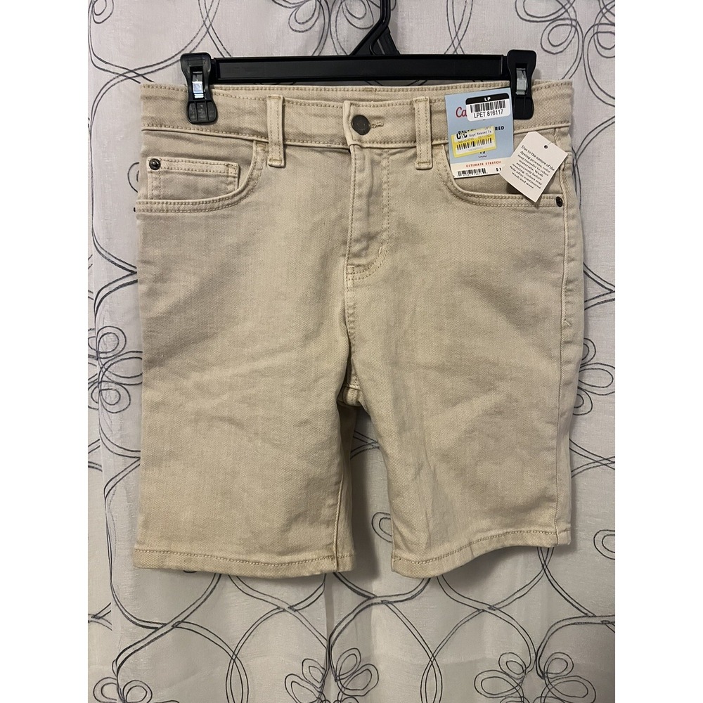 Cat & Jack Relaxed Tapered Shorts Khaki Color Size‎ 12